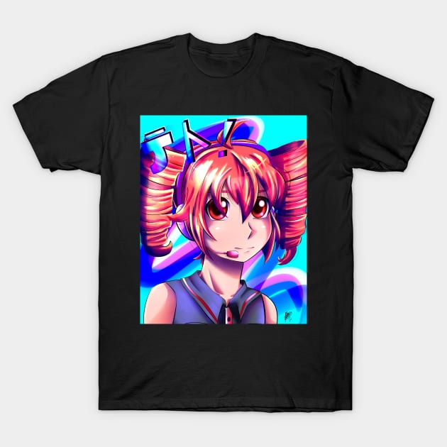 Kasane Teto T-Shirt by piefanart